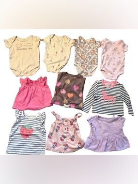 🌸 Baby Girl Clothing Mega Bundle – 10 Pieces